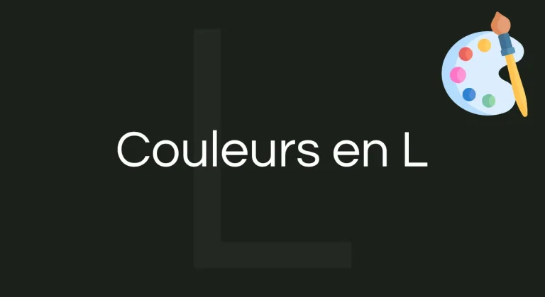 Couleur en L