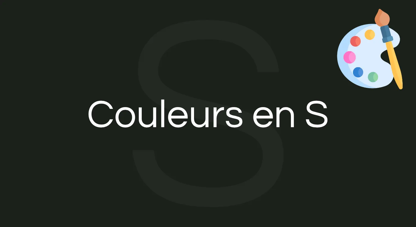 Couleur en S