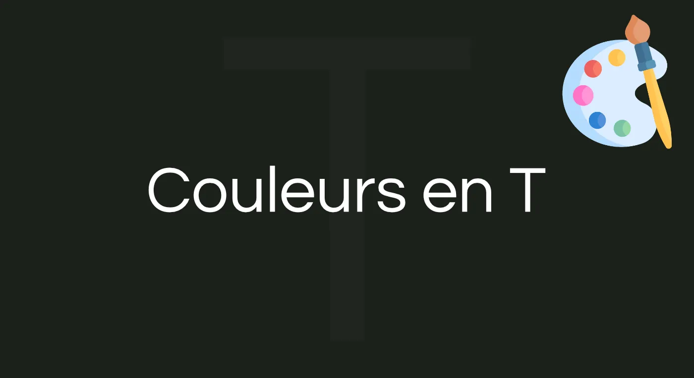 Couleur en T