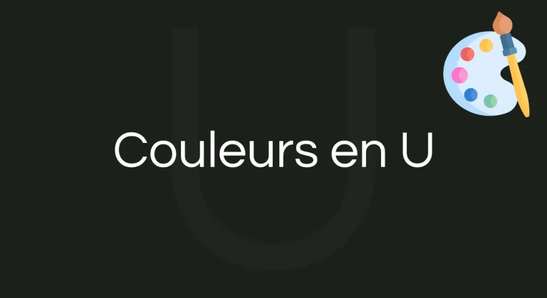 Couleur en U