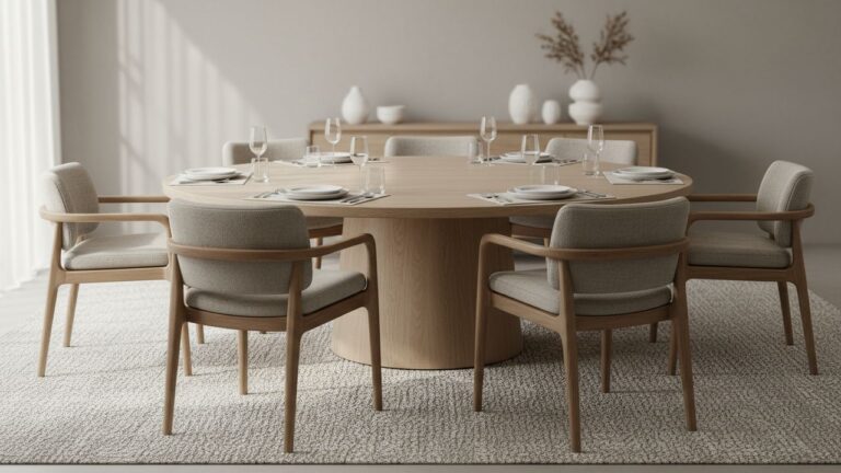 Table ronde pour 8 personnes