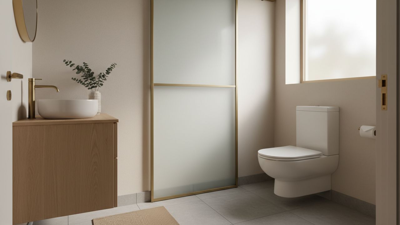 WC dans la salle de bain