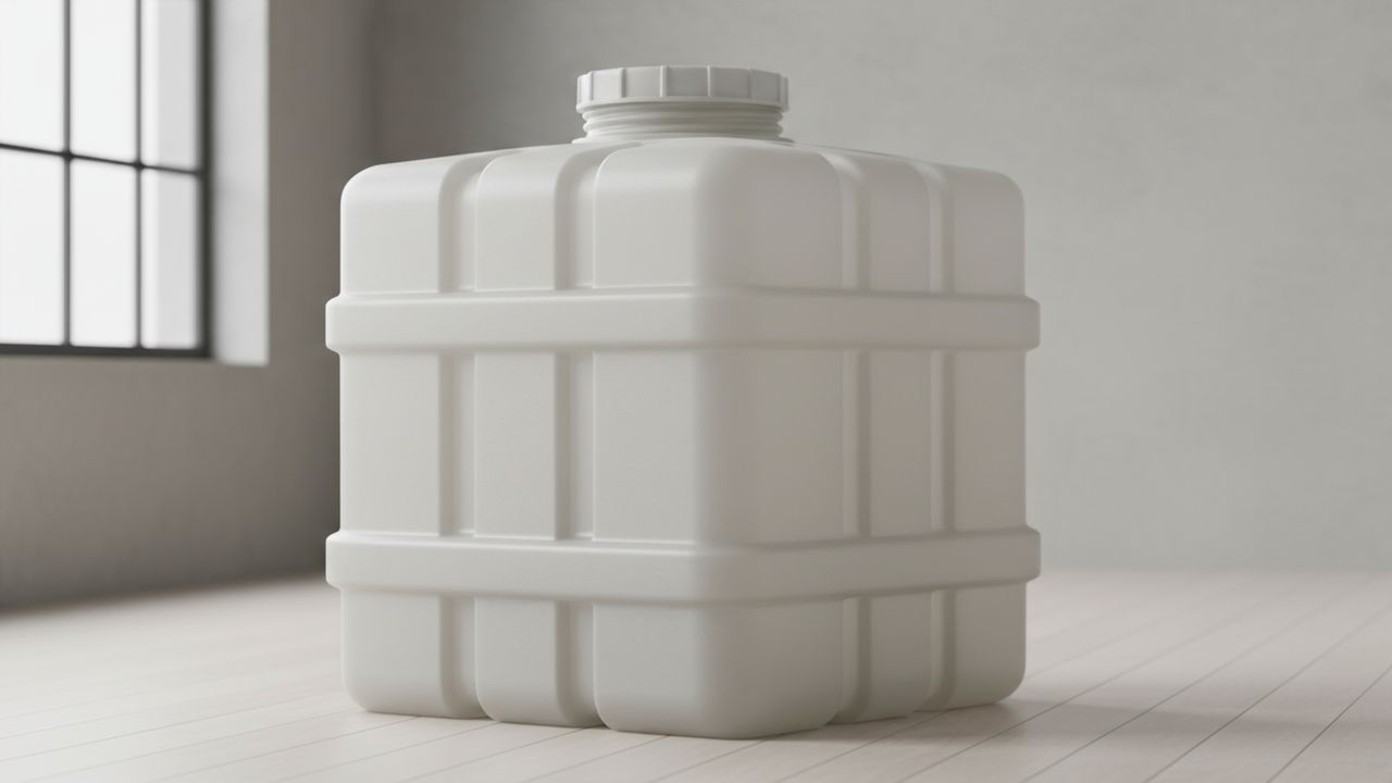 Cube de 1000 litres mesurant environ 1 mètres de côté