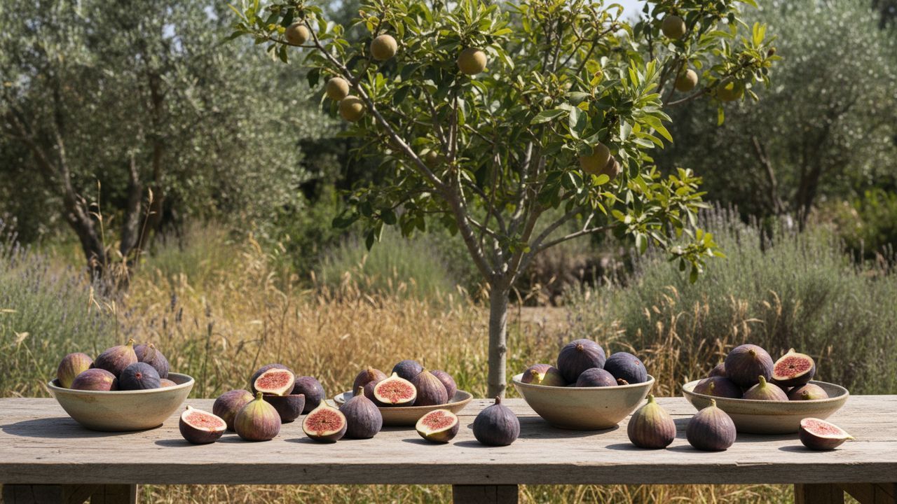 Figuier et figues qu'il produit