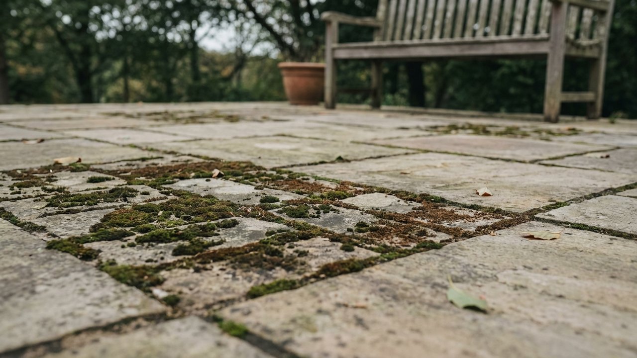 Élimination des mousses et moisissures des joints de carrelage