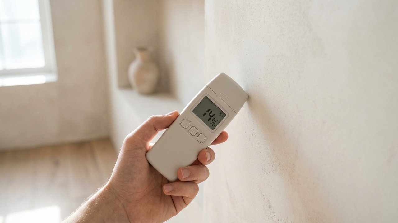 Utilisation d'un humidimètre pour détecter l'humidité dans un mur