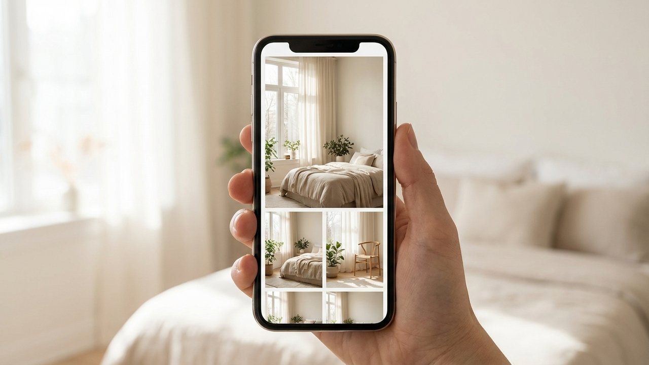 Photos en haute qualité d'une chambre pour annonce Airbnb
