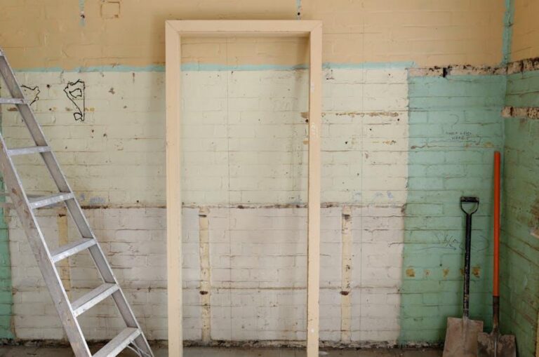Travaux dans une ancienne maison