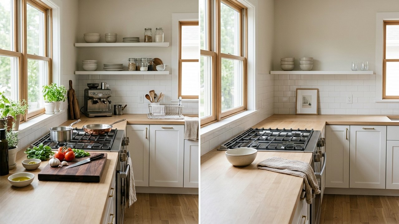 Différence entre une cuisine équipée et une cuisine aménagée