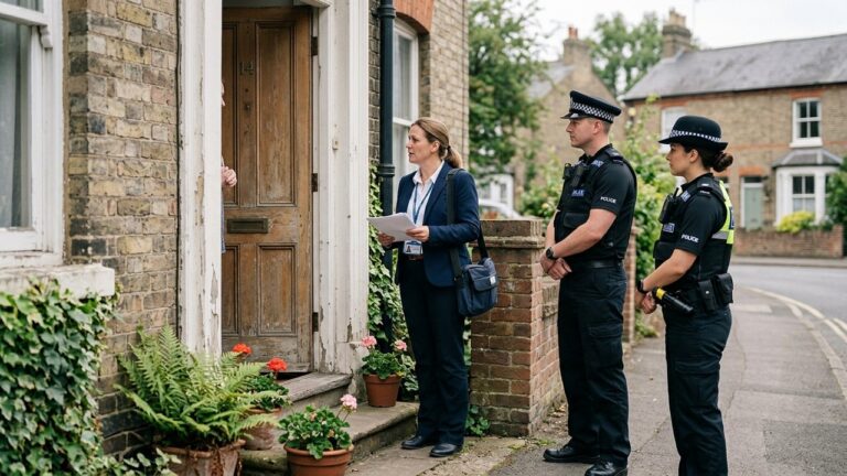 Expulsion avec concours de la force publique à la porte d'un logement