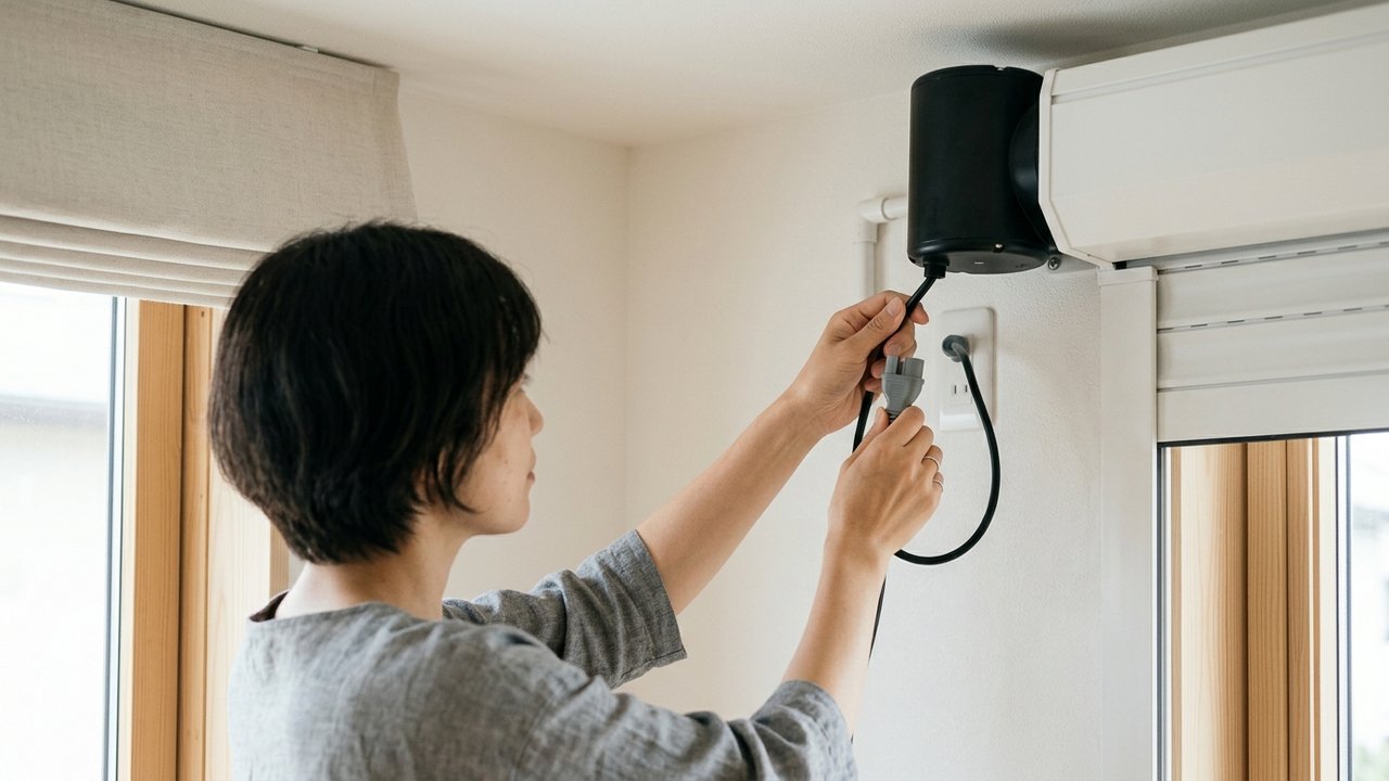 Réinitialisation d'un moteur de volet roulant électrique par coupure d'alimentation