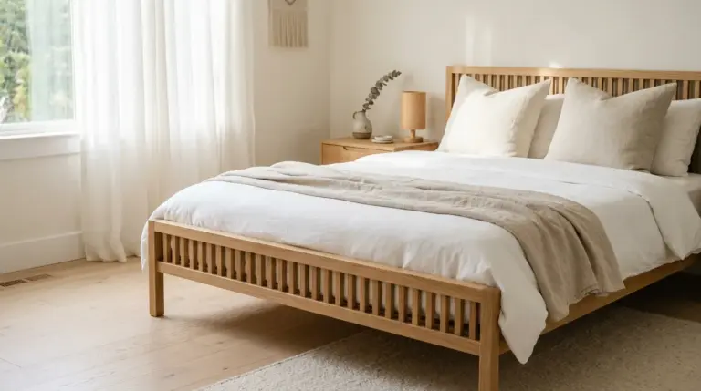 Matelas avec sommier à lattes