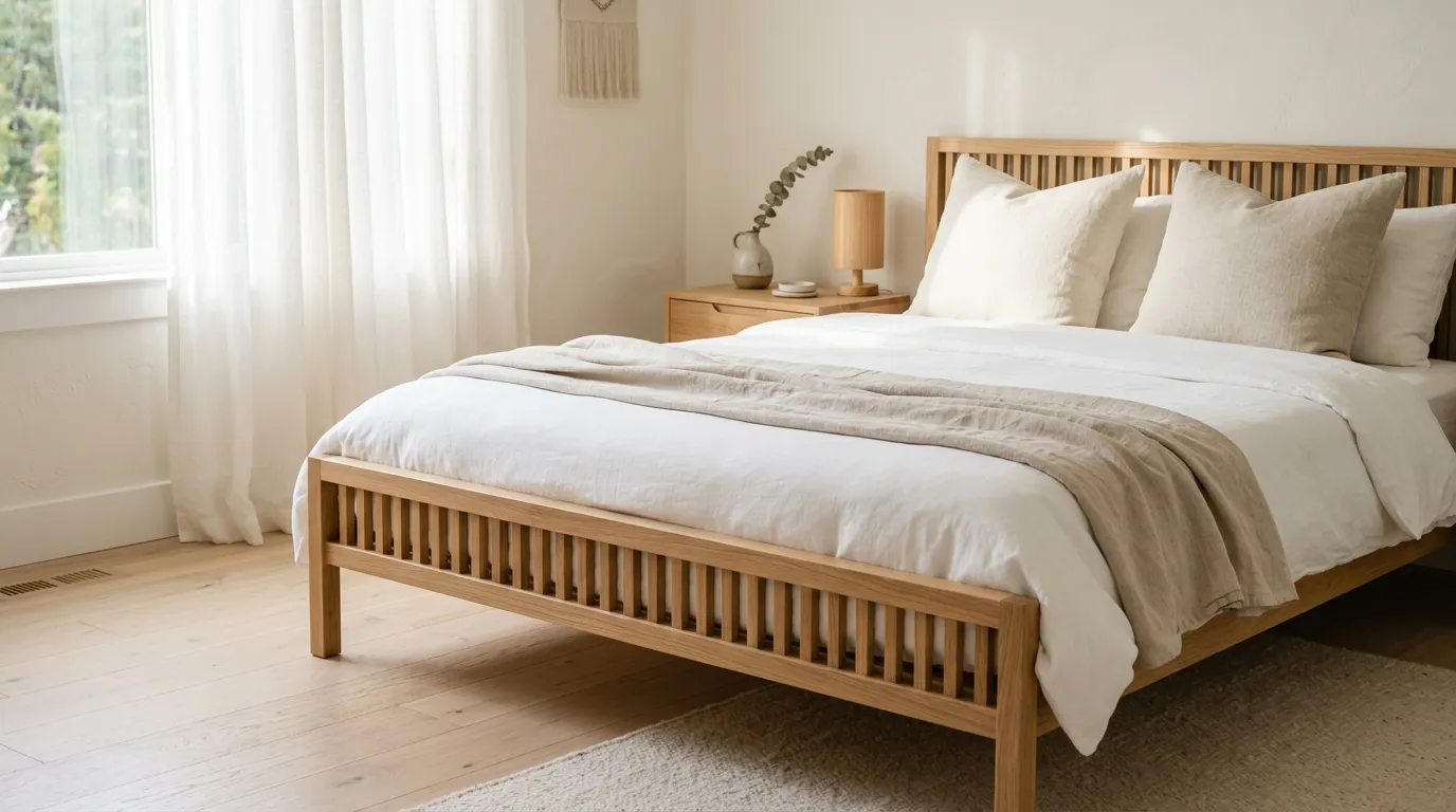 Matelas avec sommier à lattes